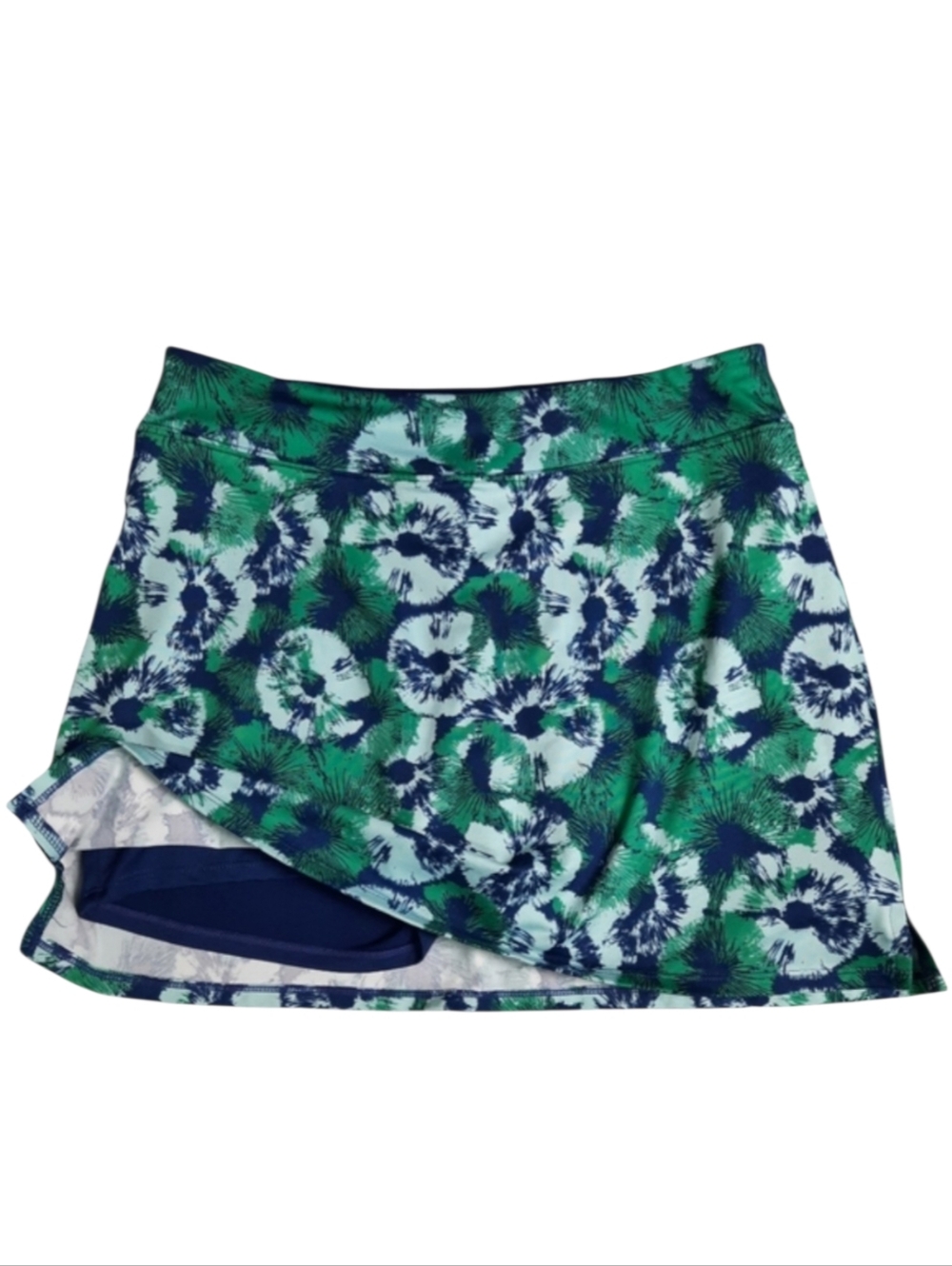 Tranquility Active Comfort Everyday Floral Skirt Skort SZ S